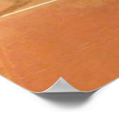 Eric Ravilious painting, Tennis, Poster (Ecke)