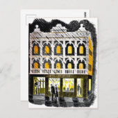Eric Ravilious - Public House in High Street Postkarte (Vorne/Hinten)