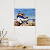 Eric Ravilious - Rettungsboot bei Aldeburgh Poster (Küche)