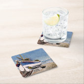 Eric Ravilious - Rettungsboot in Adelburgh, Rechteckiger Pappuntersetzer (Vor Ort)