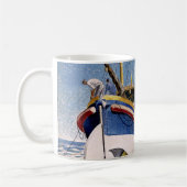 Eric Ravilious - Rettungsboot, Kaffeetasse (Links)