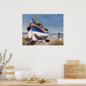 Eric Ravilious - Rettungsboot, Poster (Küche)