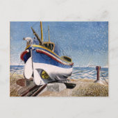 Eric Ravilious - Rettungsboot Postkarte (Vorderseite)
