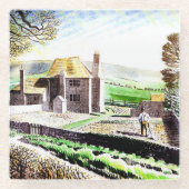 Eric Ravilious, Schäferhäuschen, Glasuntersetzer (Vorderseite)