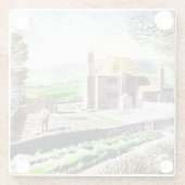 Eric Ravilious, Schäferhäuschen, Glasuntersetzer (Rückseite)