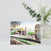 Eric Ravilious, Shepherds Hütte Postkarte (Stehend Vorderseite)