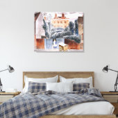 Eric Ravilious, The Vicarage, magischer Realismus, Leinwanddruck (Insitu (Schlafzimmer))