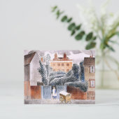 Eric Ravilious, The Vicarage, magischer Realismus Postkarte (Stehend Vorderseite)