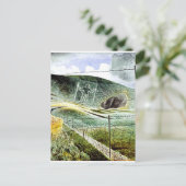 Eric Ravilious - The Wilmington Giant, Fine Art Postkarte (Stehend Vorderseite)