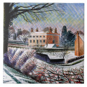 Eric Ravilious, Vicarage im Winter Fliese (Vorderseite)