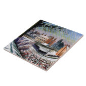 Eric Ravilious, Vicarage im Winter Fliese (Seite)