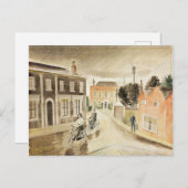 Eric Ravilious - Village Street, Fine Art Postkarte (Vorne/Hinten)