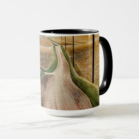 Eric Ravilious - Wiltshire Landschaft, Tasse (VorderseiteRechts)