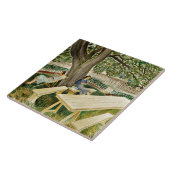 Eric Ravilious - Zwei Frauen im Garten, schöne Kun Fliese (Seite)