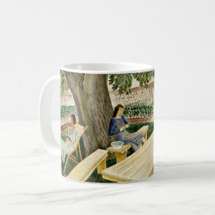 Eric Ravilious - Zwei Frauen in einem Garten, Kaffeetasse