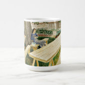 Eric Ravilious - Zwei Frauen in einem Garten Kaffeetasse (Mittel)