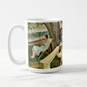 Eric Ravilious - Zwei Frauen in einem Garten Kaffeetasse (Links)