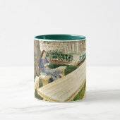 Eric Ravilious - Zwei Frauen in einem Garten Tasse (Zentrum)