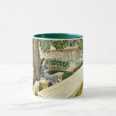 Eric Ravilious - Zwei Frauen in einem Garten Tasse (Zentrum)