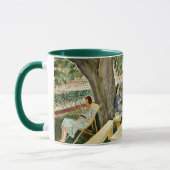 Eric Ravilious - Zwei Frauen in einem Garten Tasse (Links)