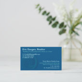Eric Saugen Business Card Visitenkarte (Stehend Vorderseite)