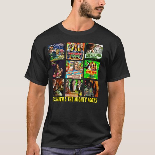 ERIC SMITH TOUR MERCH Einfaches dunkles T-Shirt (Vorderseite)