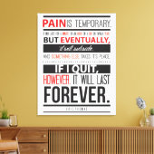 Eric Thomas Inspirational Quotierschmerz ist vorüb Leinwanddruck (Insitu (Wohnzimmer))