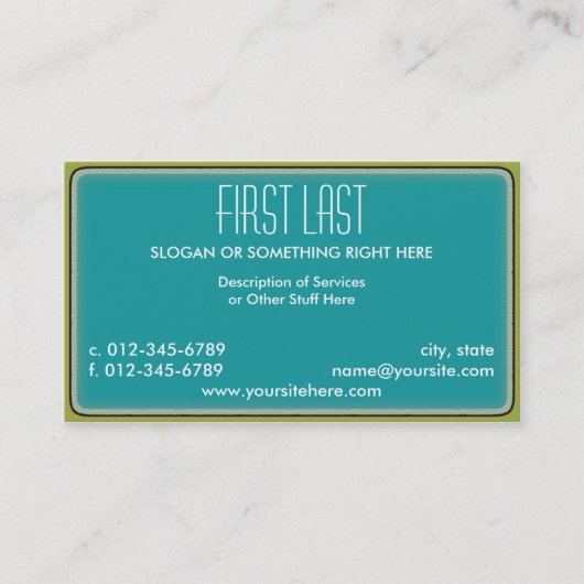 Eric Visitenkarte (Vorderseite)