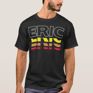 Eric Vorname Lustig Vintage Sonnenuntergang Eric r T-Shirt