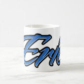 Eric Vorname Name blue Tasse Kaffeetasse (Mittel)