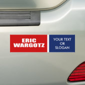 ERIC WARGOTZ FÜR SENAT AUTOAUFKLEBER (Auf Auto)