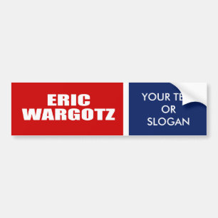 ERIC WARGOTZ FÜR SENAT AUTOAUFKLEBER