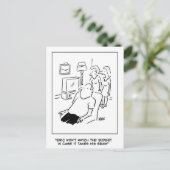 Eric wird das Budget nicht im Fernsehen sehen Postkarte (Stehend Vorderseite)