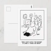 Eric wird den Haushalt im Fernsehen nicht sehen Postkarte (Vorne/Hinten)