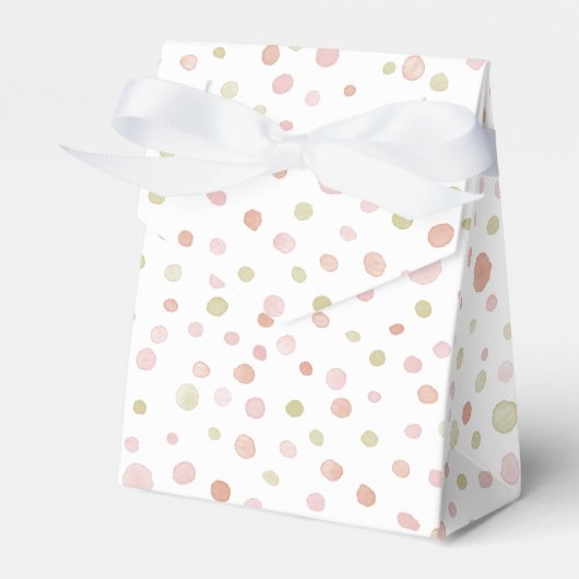 Erica Confetti Watercolor Dots Gefälligkeitsbox Geschenkschachtel (Vorderseite)