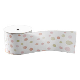 Erica Confetti Watercolor Dots Ribbon Ripsband