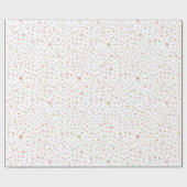 Erica Confetti Watercolor Dots Wrapping Paper Geschenkpapier (Flach)