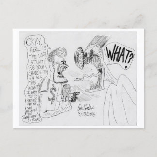 Erica Crooks Comics : Game Show scam Feiertagspostkarte