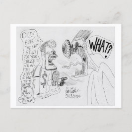 Erica Crooks Comics: Game-Show-Schwindel Feiertagspostkarte