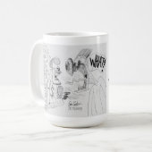 Erica Crooks Comics: Game Show Schwindel Kaffeetasse (Vorderseite Links)