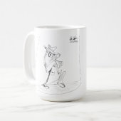 Erica Crooks Comics - hinterhältiger Schurke Kaffeetasse (Vorderseite Links)