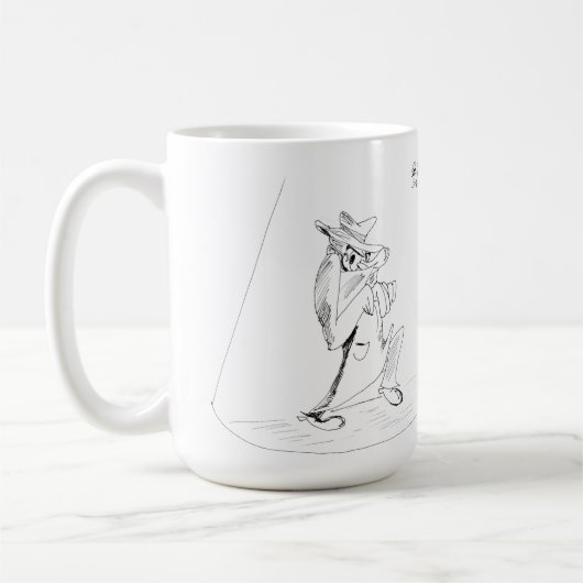Erica Crooks Comics - sneaky villain man Kaffeetasse (Links)