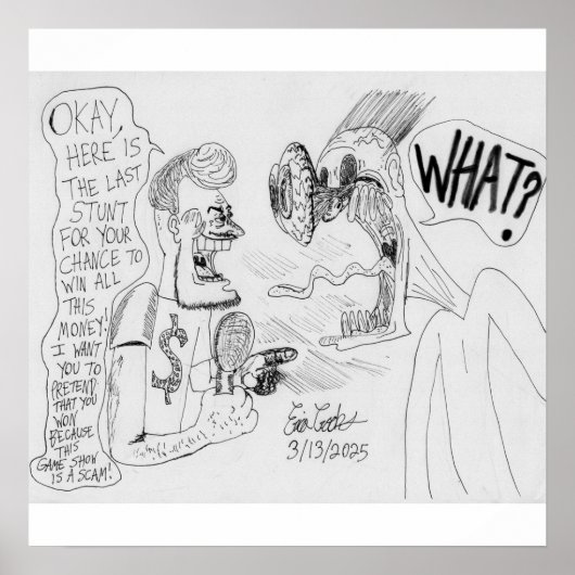 Erica Crooks Comics: Spielshow-Schwindel Poster (Vorne)