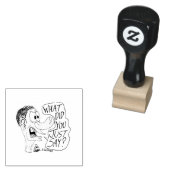 Erica Crooks Comics - What did you just say ? Gummistempel (Stempel)