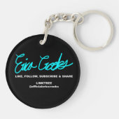 Erica Crooks puppet peace Schlüsselanhänger (Rückseite)