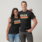 ERICA Geschenkname Personalisiert Retro Vintage 80 T-Shirt (Unisex)