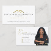 Erica McLymont-Linder Realtor Visitenkarte (Vorne/Hinten)
