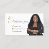 Erica McLymont-Linder Realtor Visitenkarte (Rückseite)