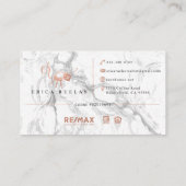 Erica R Visitenkarten Visitenkarte (Rückseite)