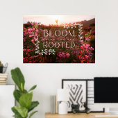 Erica Range Poster - Bloom wo Sie gewurzelt sind (Heimbüro)
